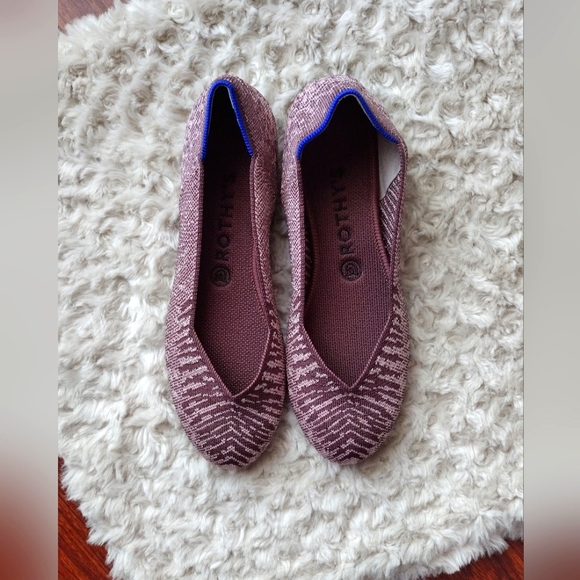 Rothy's Shoes - 💚 Rothy's Desert Metallic Glitter Flats Women's Shoes 👣